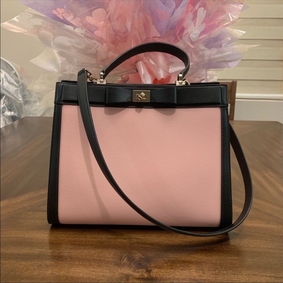 Kate Spade Bow Shoulder Bag Satchel Handbag (PINK) - Picture 4 of 8